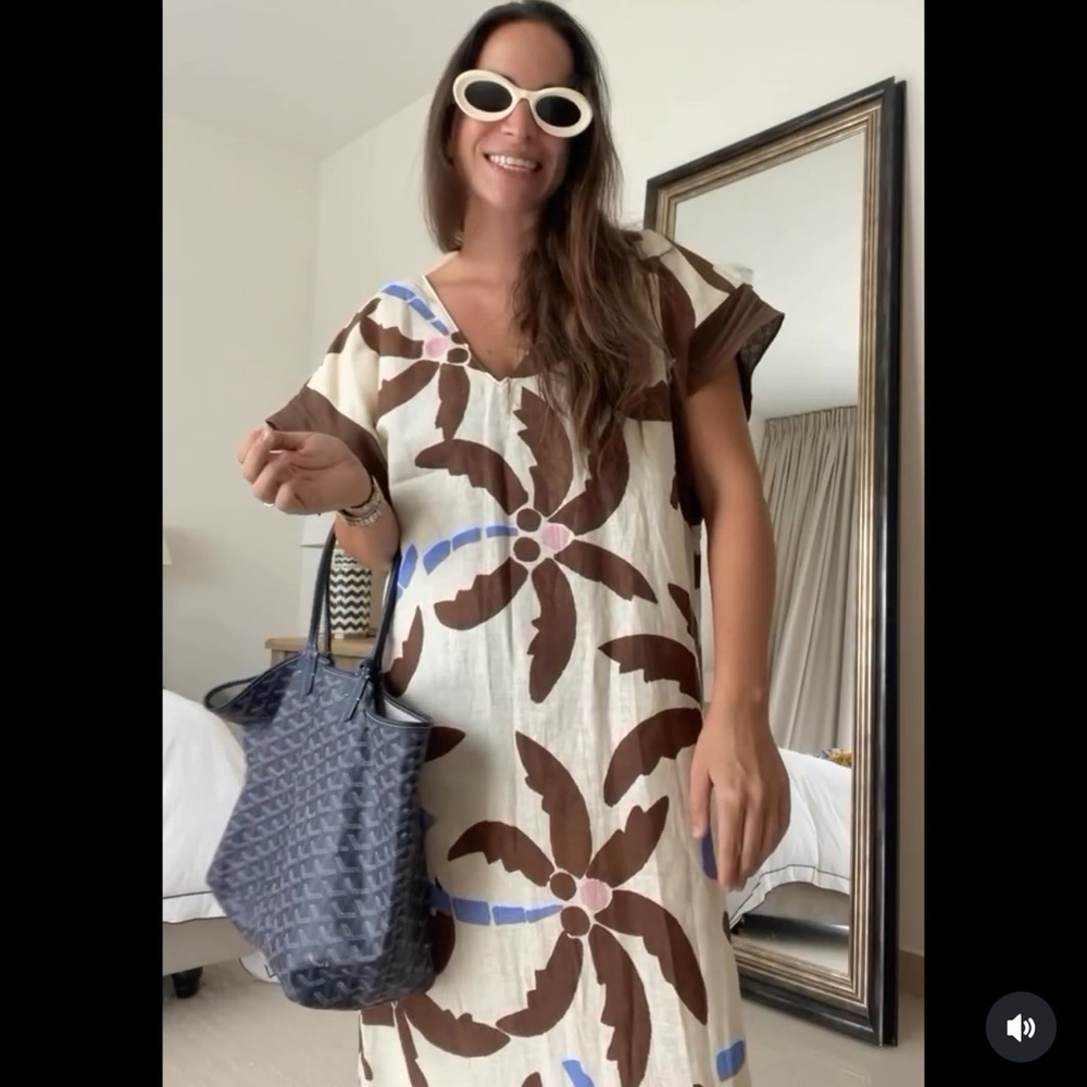 Zara linen blend tunic